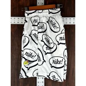 Nike Airmoji Woven Training Shorts‎ Activewear DA8784-100 White Black Mens Small